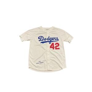 MLB Brooklyn Dodgers Jackie Robinson #42 1995 Jersey XL Vintage